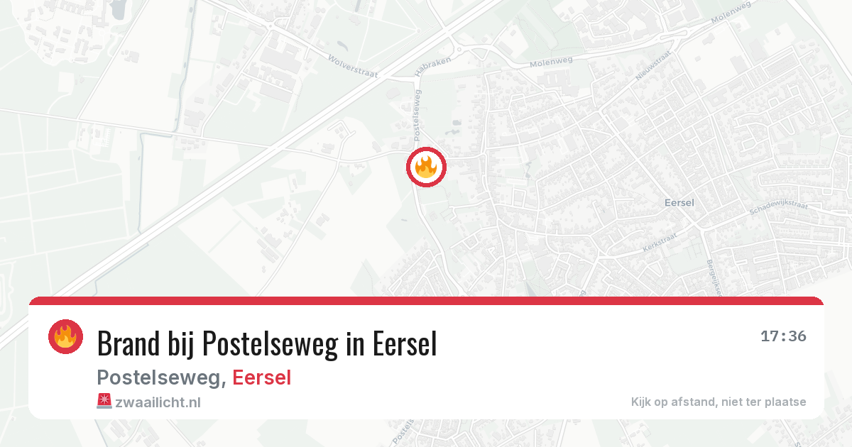 Brand bij Postelseweg in Eersel — 11 jul 2026