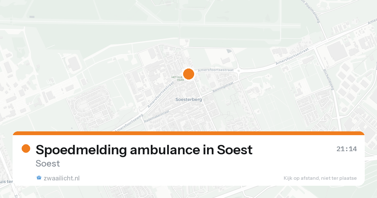 Spoedmelding ambulance in Soest — 30 jan 2026