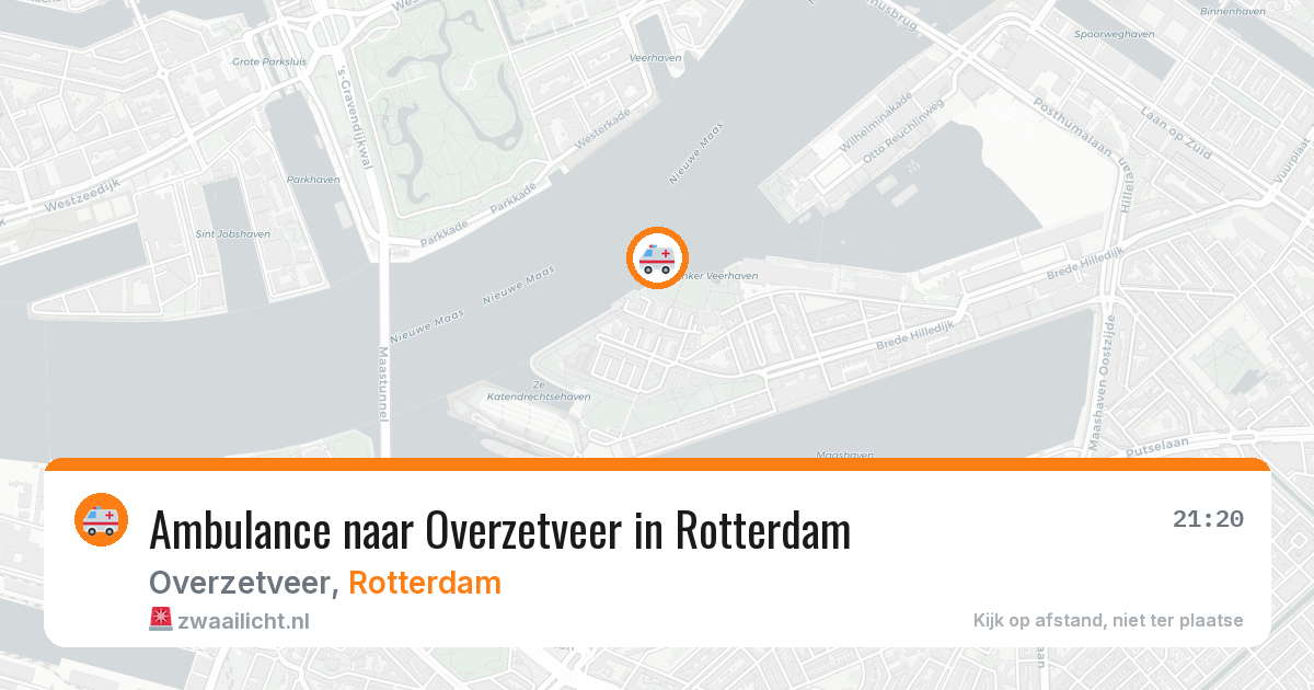 Ambulance naar Overzetveer in Rotterdam — 5 apr 2026