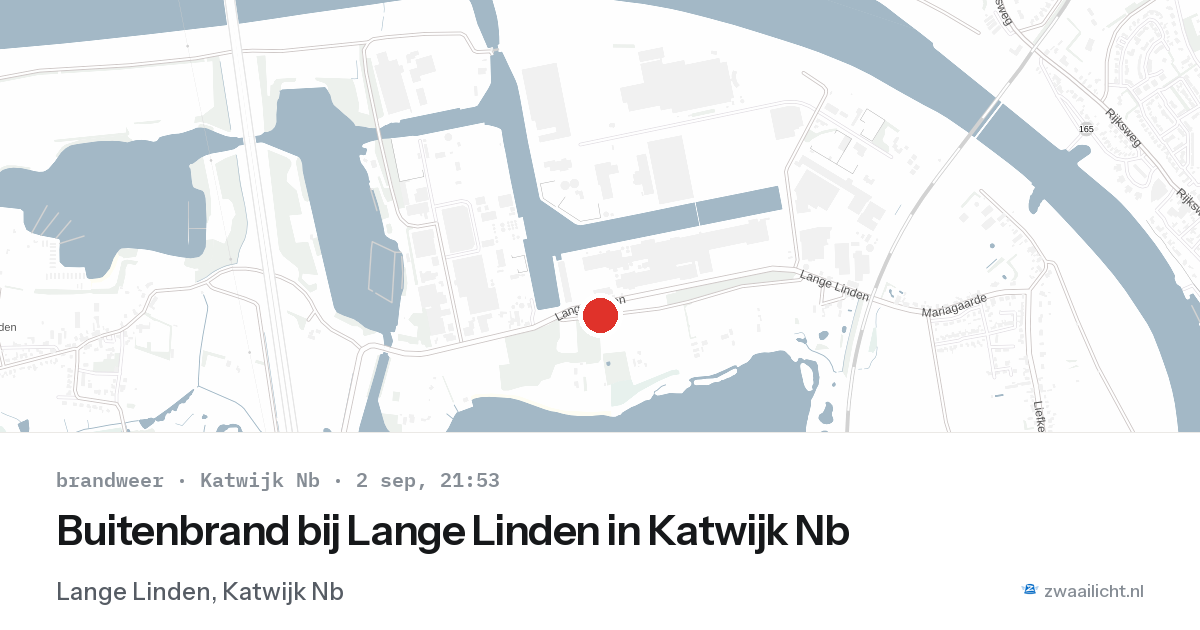 Buitenbrand bij Lange Linden in Katwijk Nb — 2 sep 2026