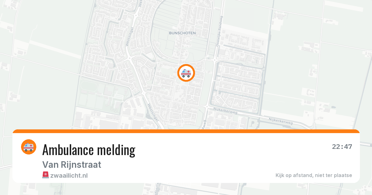 Ambulance melding — 28 jan 2026