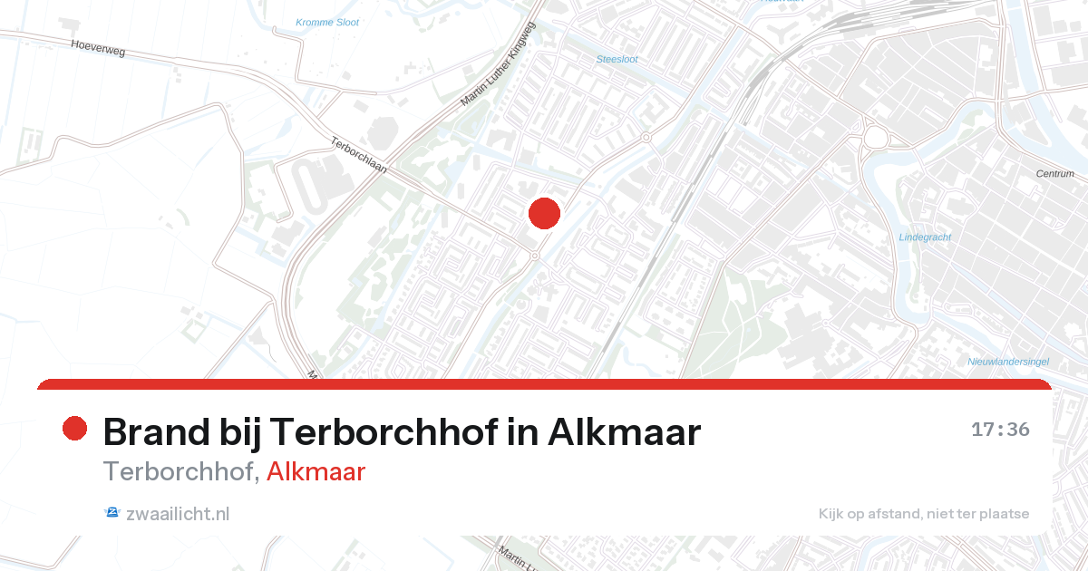 Brand bij Terborchhof in Alkmaar — 10 mei 2026