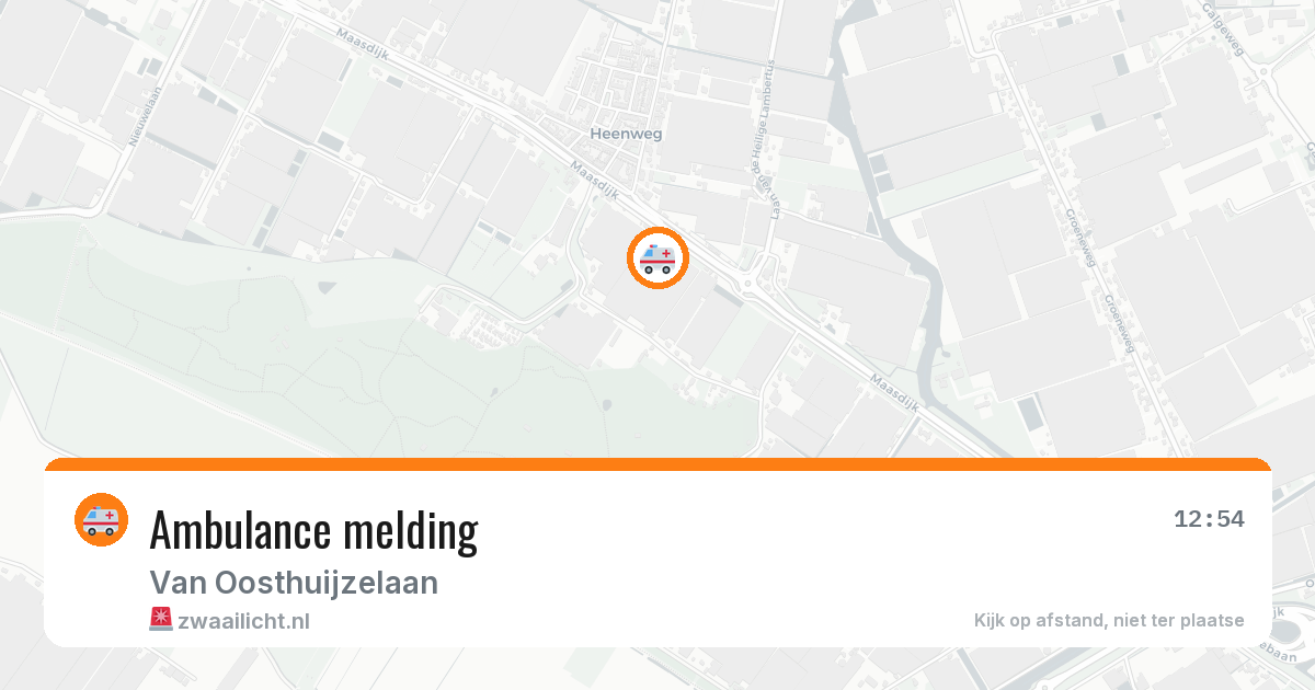 Ambulance melding — 21 jun 2026