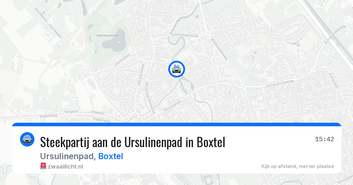 Steekpartij aan de Ursulinenpad in Boxtel — 29 apr 2026