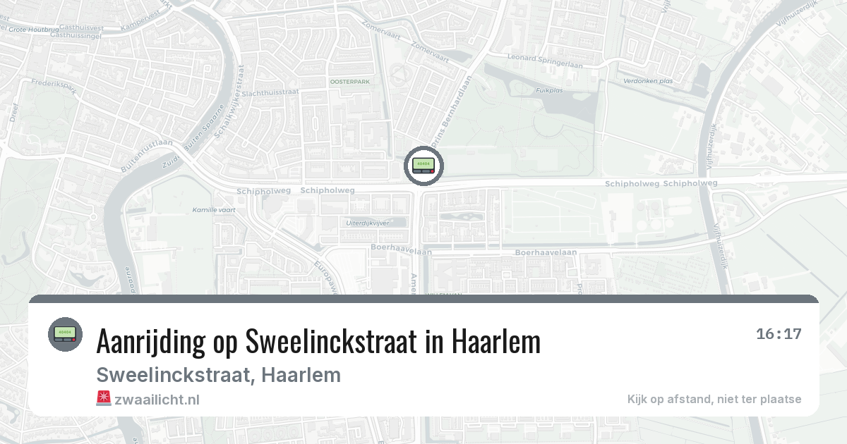 Aanrijding op Sweelinckstraat in Haarlem — 12 mrt 2026