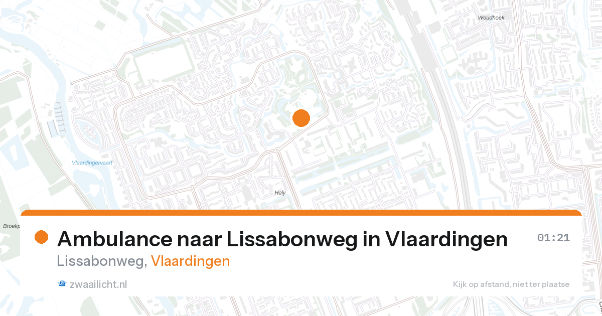 Ambulance naar Lissabonweg in Vlaardingen — 7 feb 2026