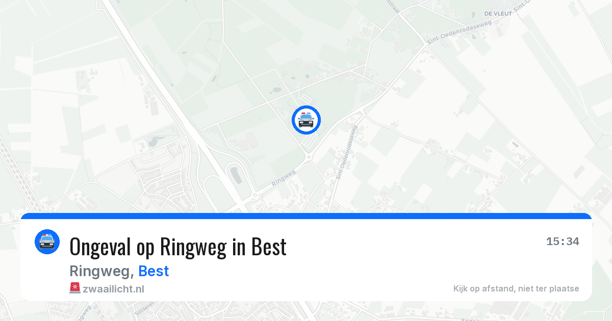 Ongeval op Ringweg in Best — 20 mrt 2026