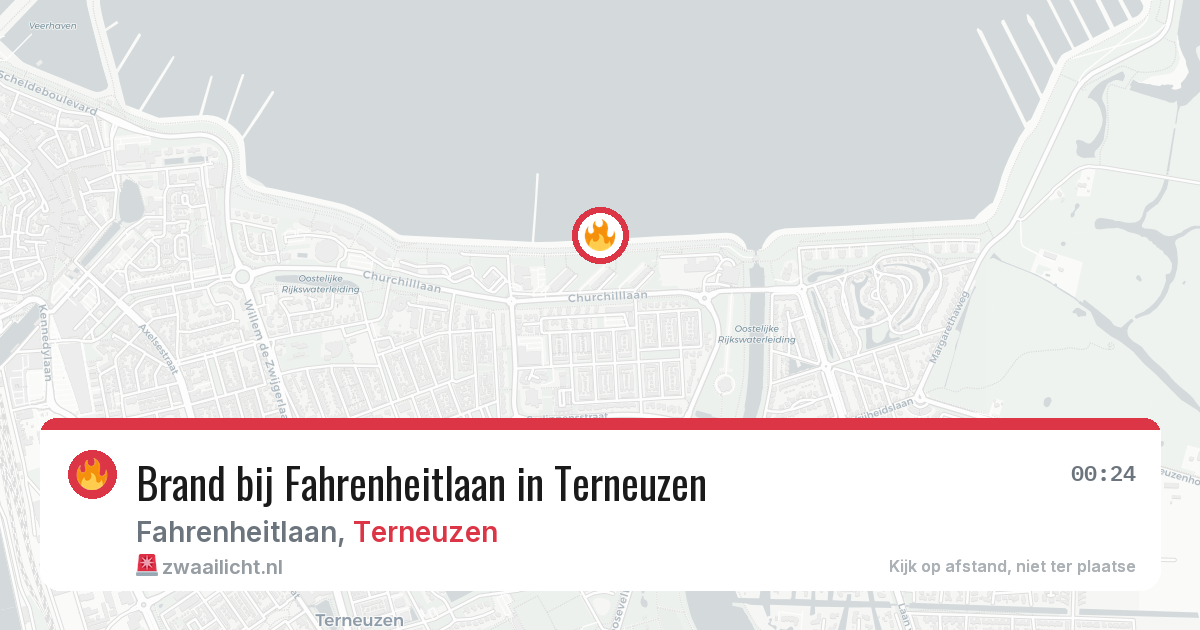 Brand bij Fahrenheitlaan in Terneuzen — 29 mei 2026