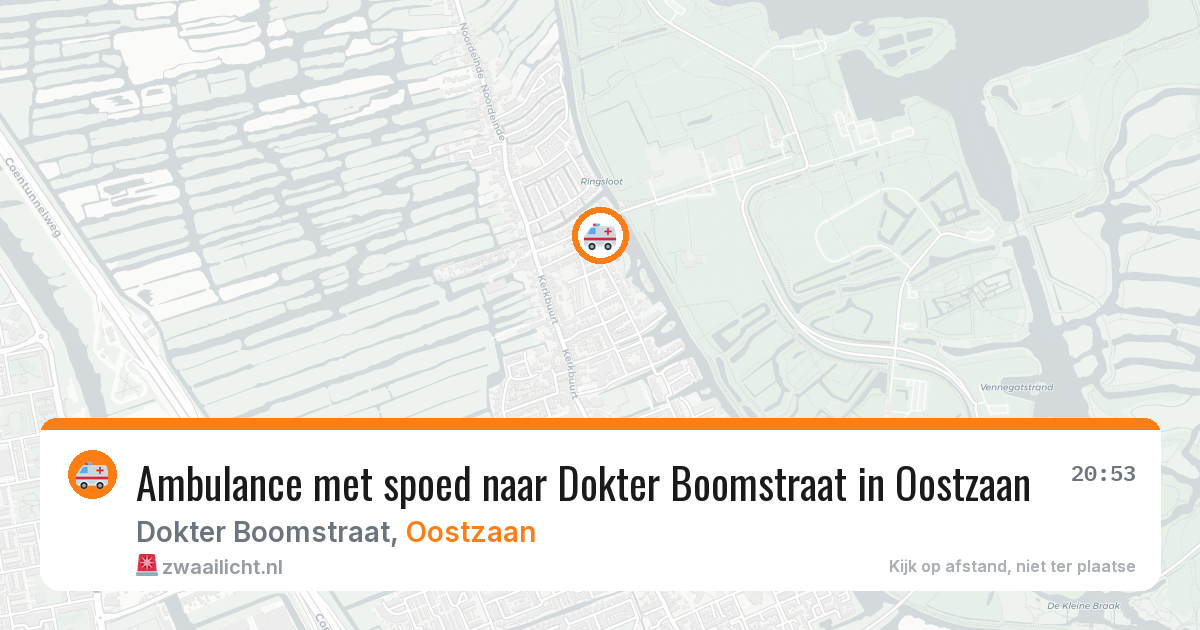 Ambulance met spoed naar Dokter Boomstraat in Oostzaan — 25 jan 2026