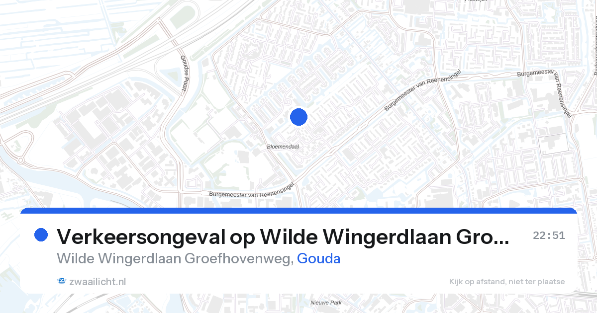 Verkeersongeval op Wilde Wingerdlaan Groefhovenweg in Gouda — 6 mei 2026