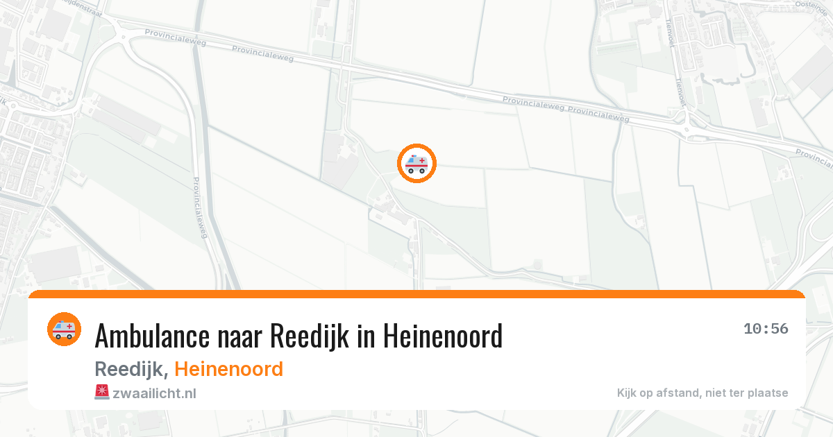 Ambulance naar Reedijk in Heinenoord — 18 mei 2026