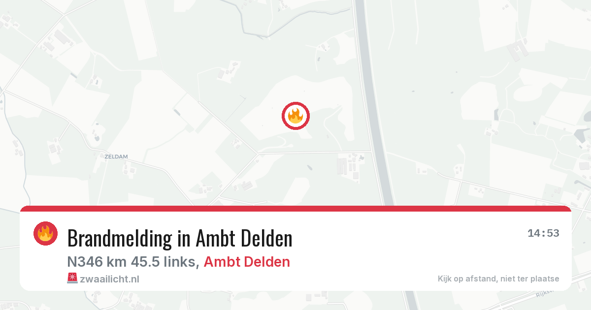 Brandmelding in Ambt Delden — 15 jul 2026