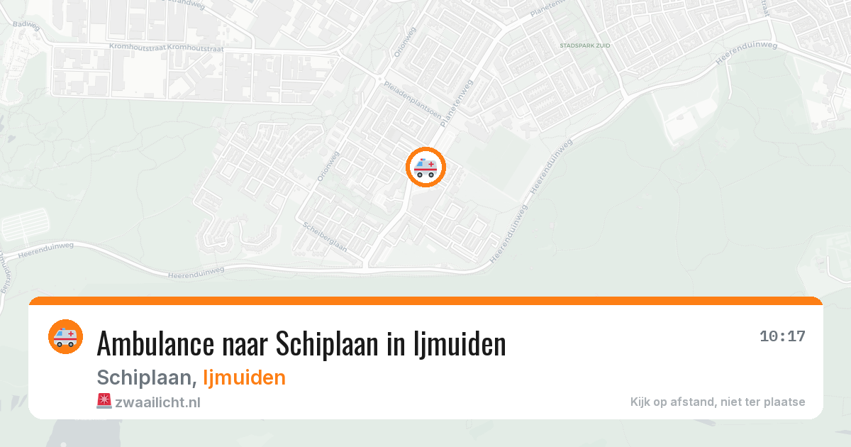 Ambulance naar Schiplaan in Ijmuiden — 21 apr 2026