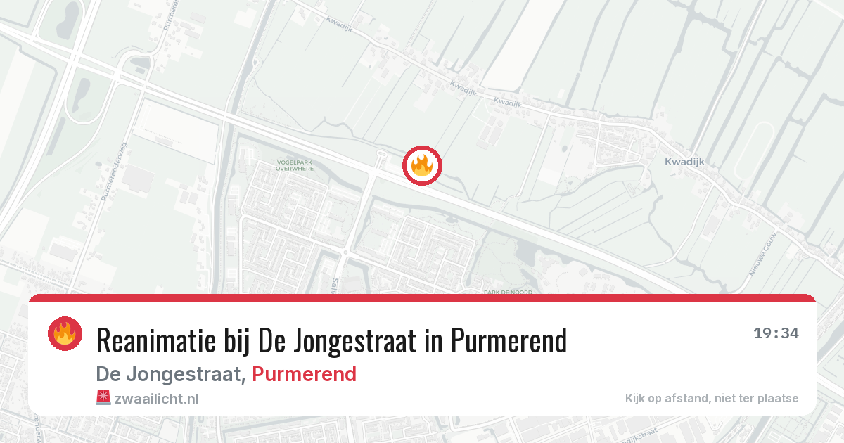 Reanimatie bij De Jongestraat in Purmerend — 10 feb 2026