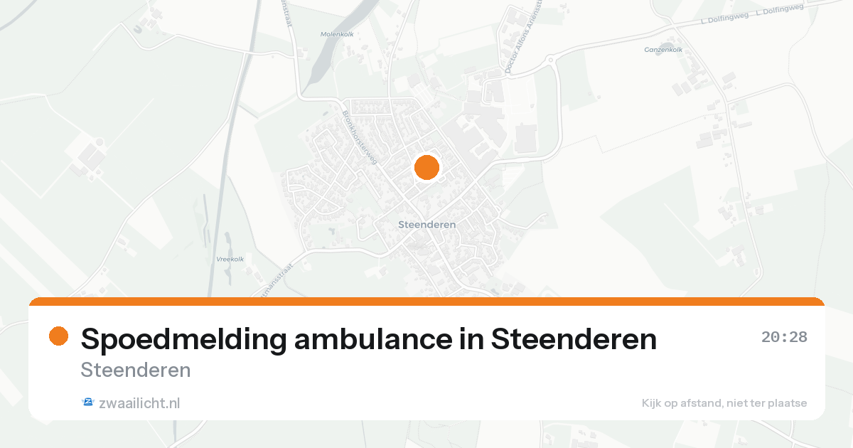 Spoedmelding ambulance in Steenderen — 7 feb 2026