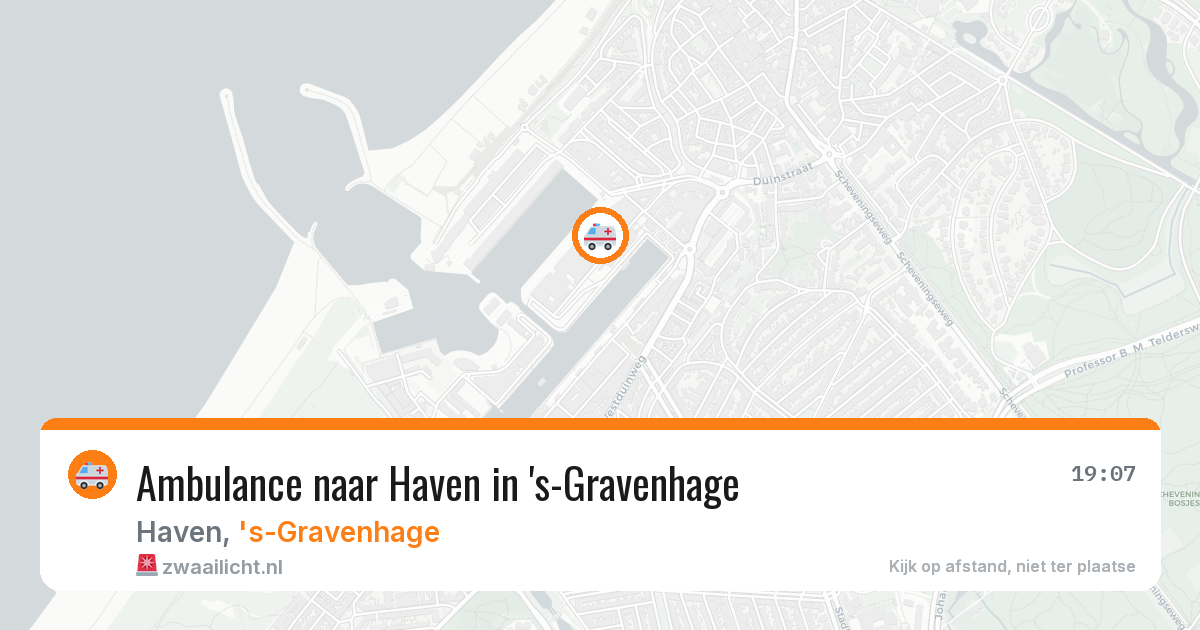 Ambulance naar Haven in 's-Gravenhage — 11 jun 2026