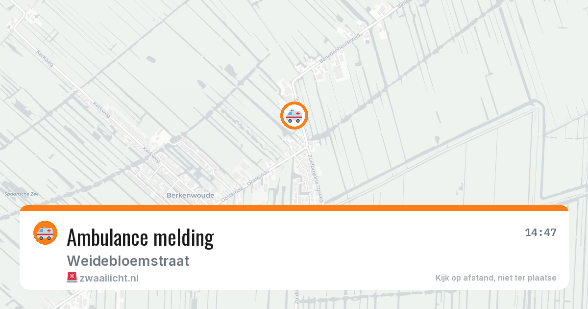 Ambulance melding — 28 jun 2026