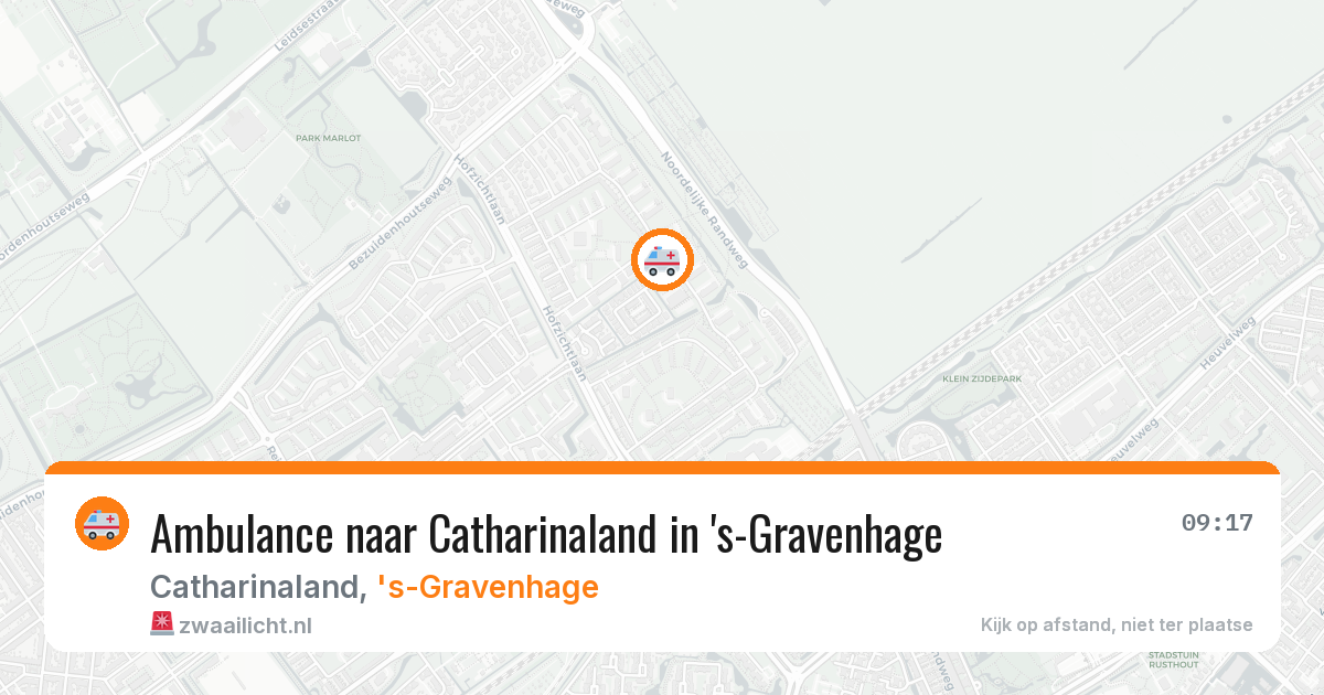 Ambulance naar Catharinaland in 's-Gravenhage — 17 jun 2026