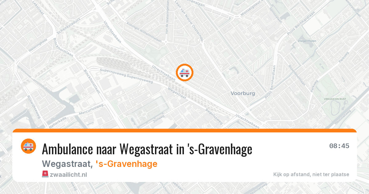 Ambulance naar Wegastraat in 's-Gravenhage — 5 jun 2026