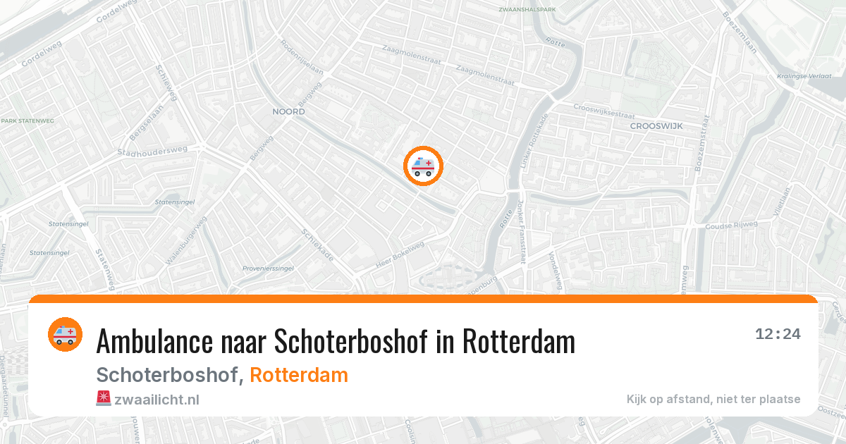 Ambulance naar Schoterboshof in Rotterdam — 17 jun 2026