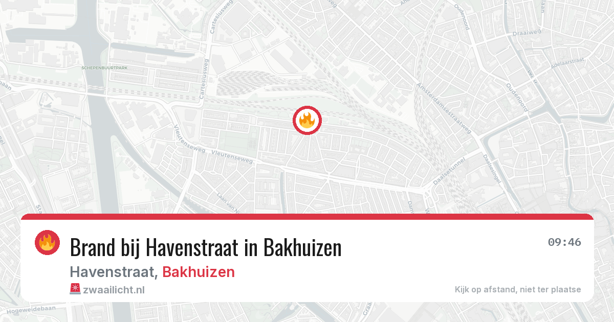 Brand bij Havenstraat in Bakhuizen — 27 mei 2026