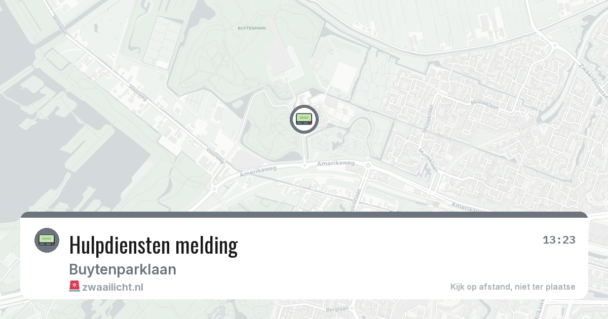 Hulpdiensten melding — 8 feb 2026