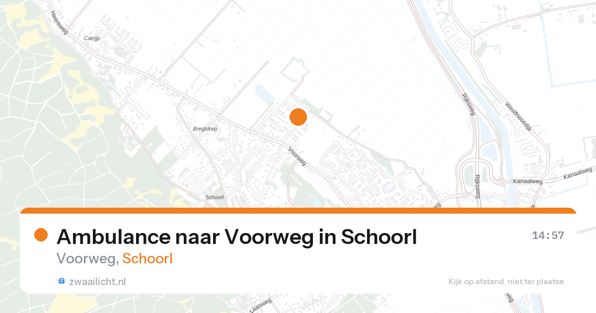Ambulance naar Voorweg in Schoorl — 26 aug 2026