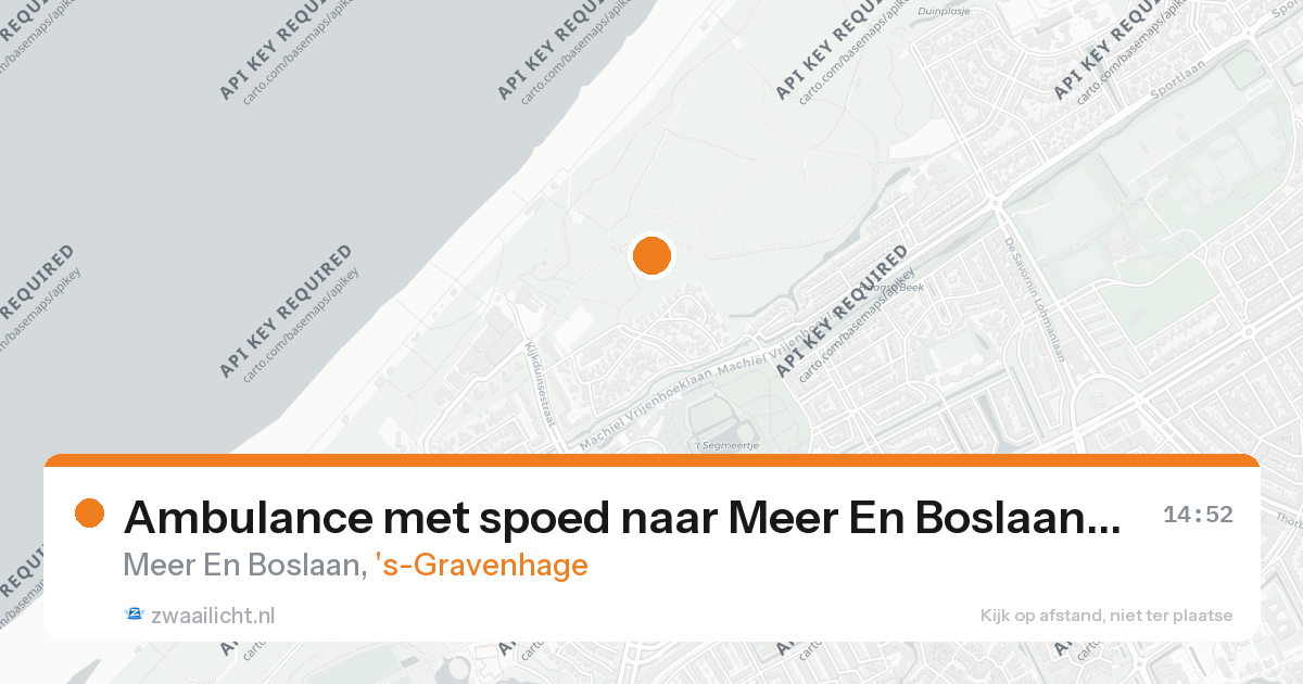 Ambulance met spoed naar Meer En Boslaan in 's-Gravenhage — 26 aug 2026