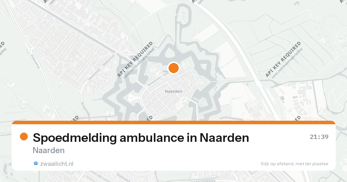 Spoedmelding ambulance in Naarden — 31 jan 2026