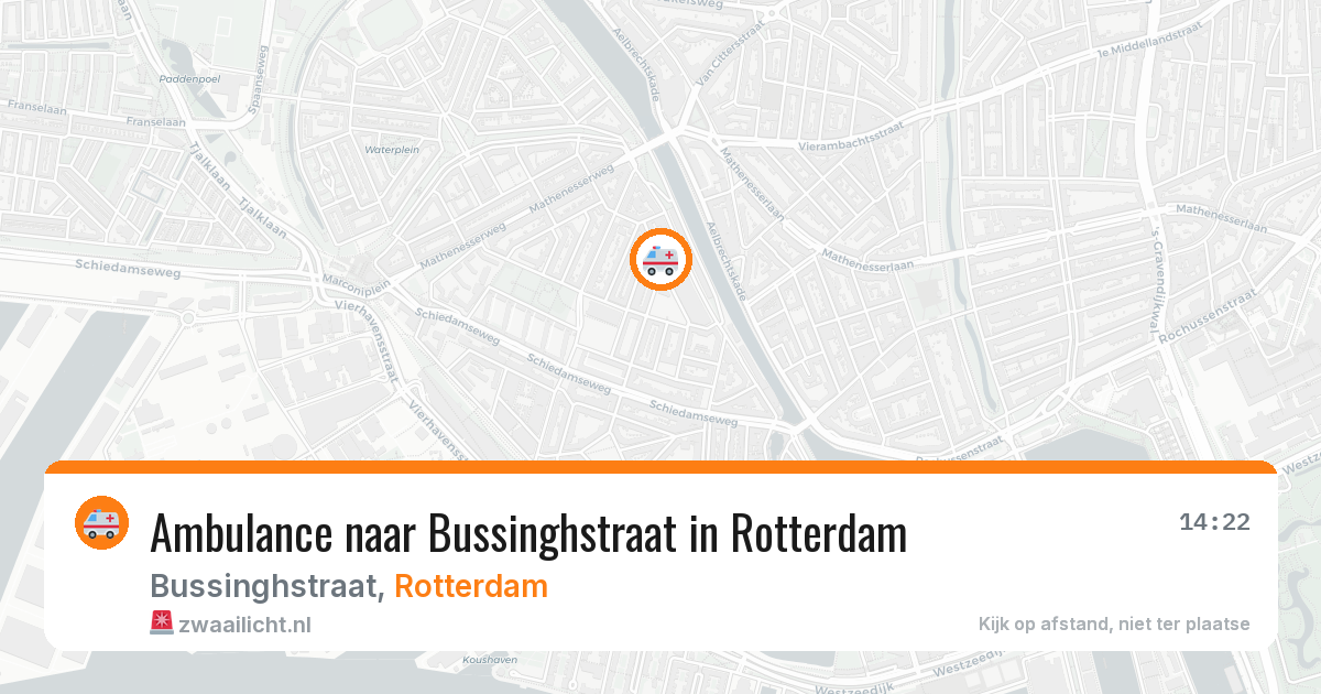 Ambulance naar Bussinghstraat in Rotterdam — 11 aug 2026
