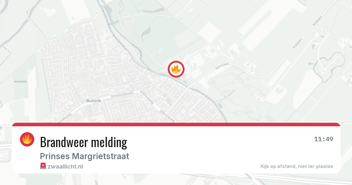 Brandweer melding — 8 apr 2026