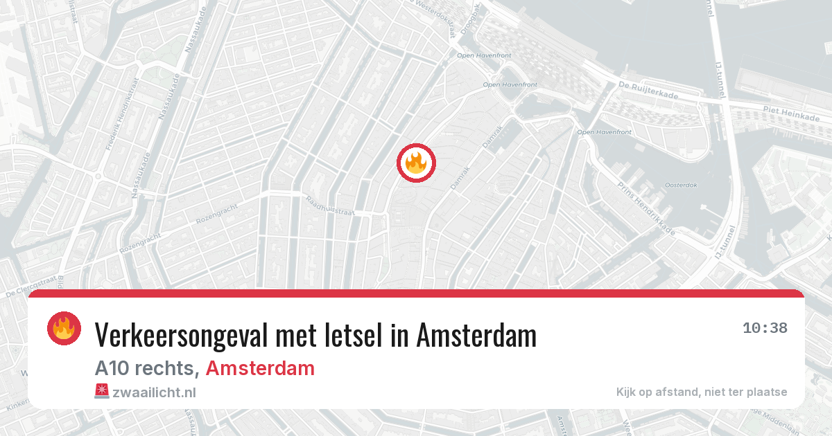 Verkeersongeval met letsel in Amsterdam — 28 apr 2026