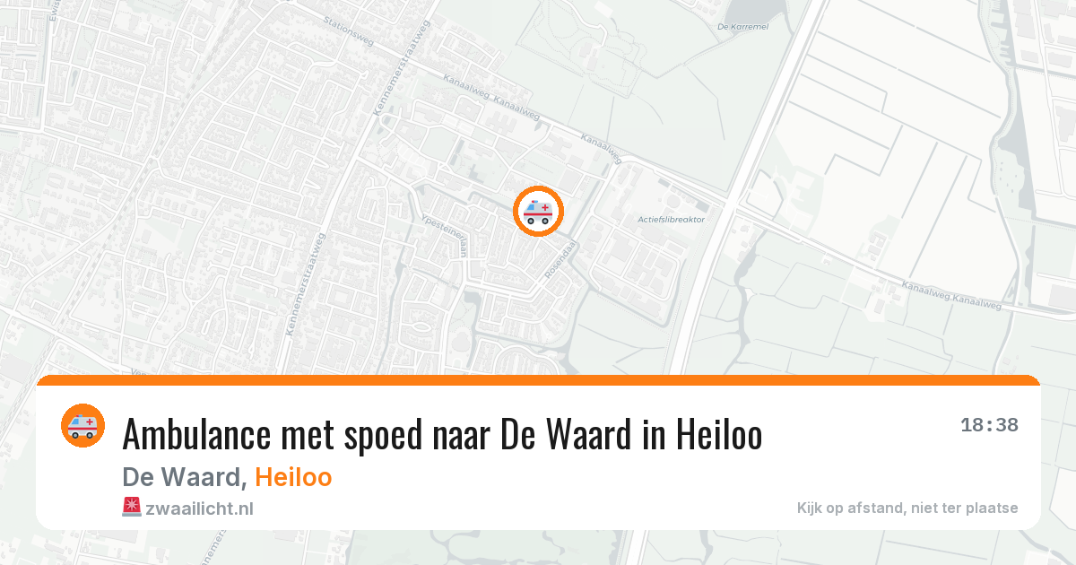 Ambulance met spoed naar De Waard in Heiloo — 22 jan 2026