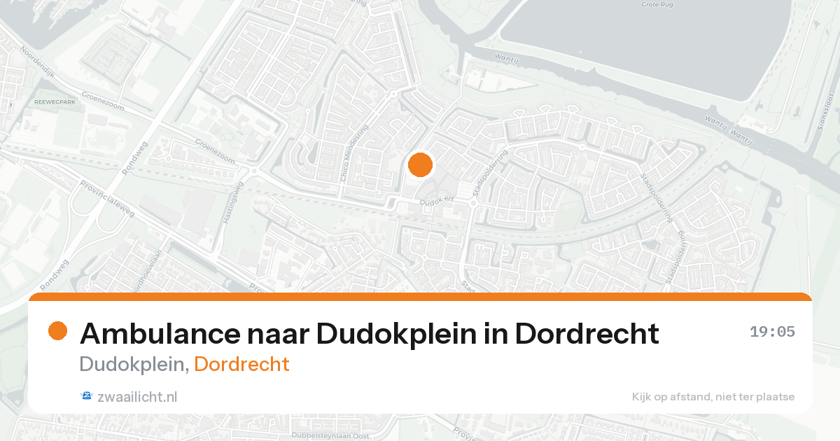 Ambulance naar Dudokplein in Dordrecht — 7 feb 2026