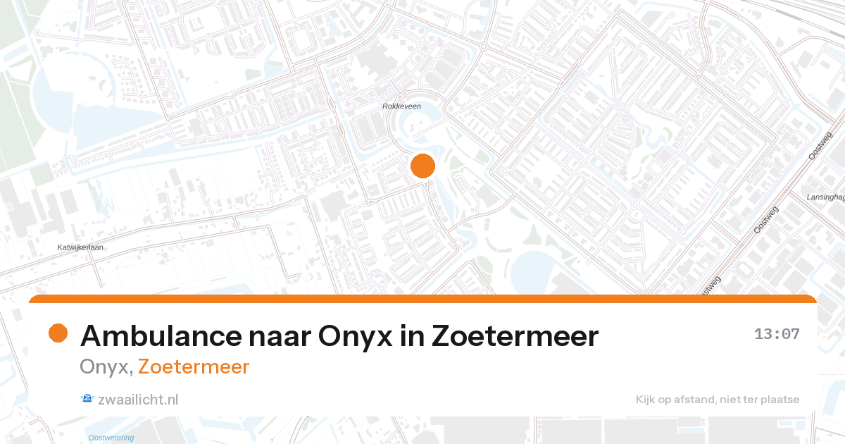 Ambulance naar Onyx in Zoetermeer — 28 aug 2026