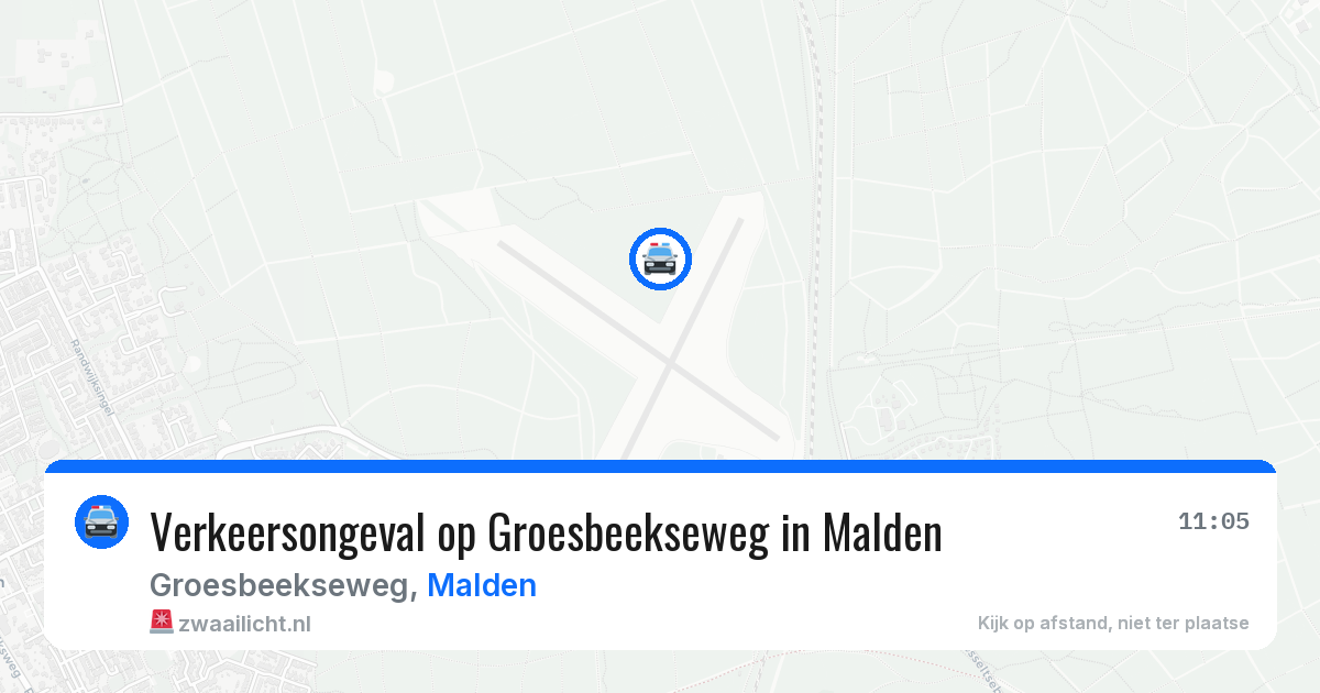 Verkeersongeval op Groesbeekseweg in Malden — 26 mei 2026