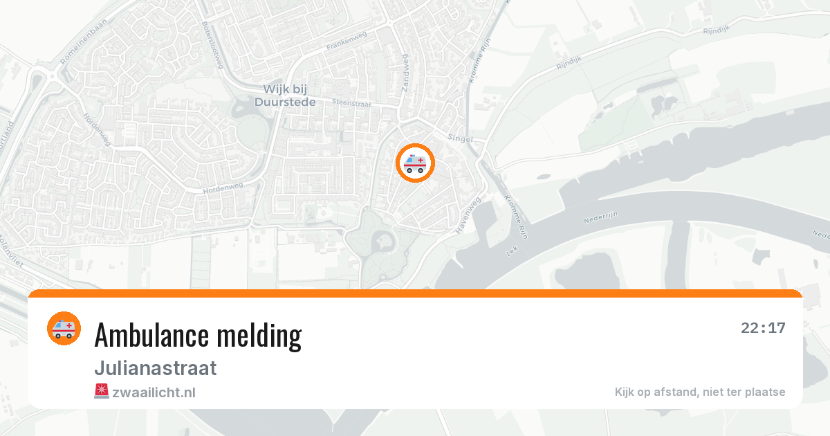 Ambulance melding — 20 jun 2026