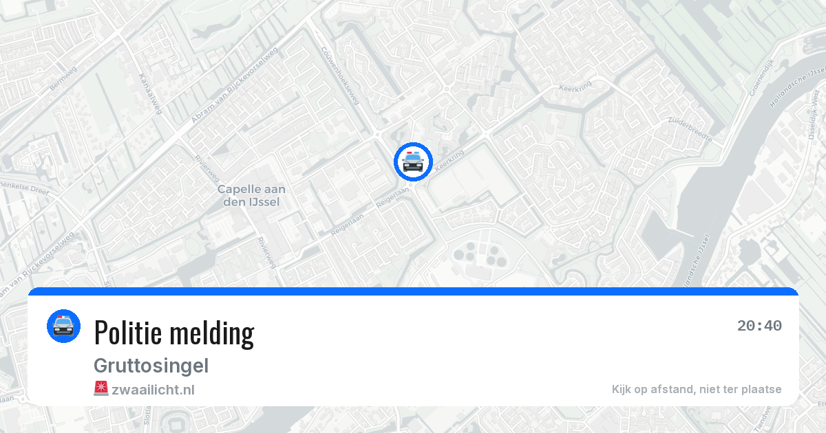 Politie melding — 31 mei 2026