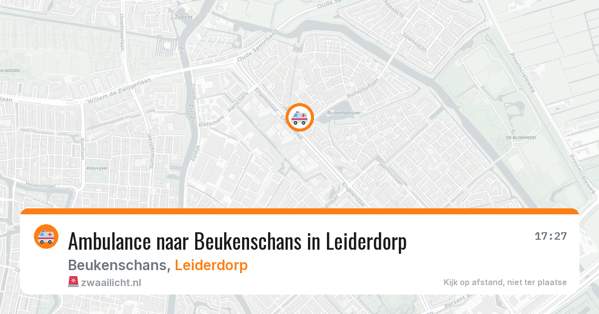 Ambulance naar Beukenschans in Leiderdorp — 30 jul 2026