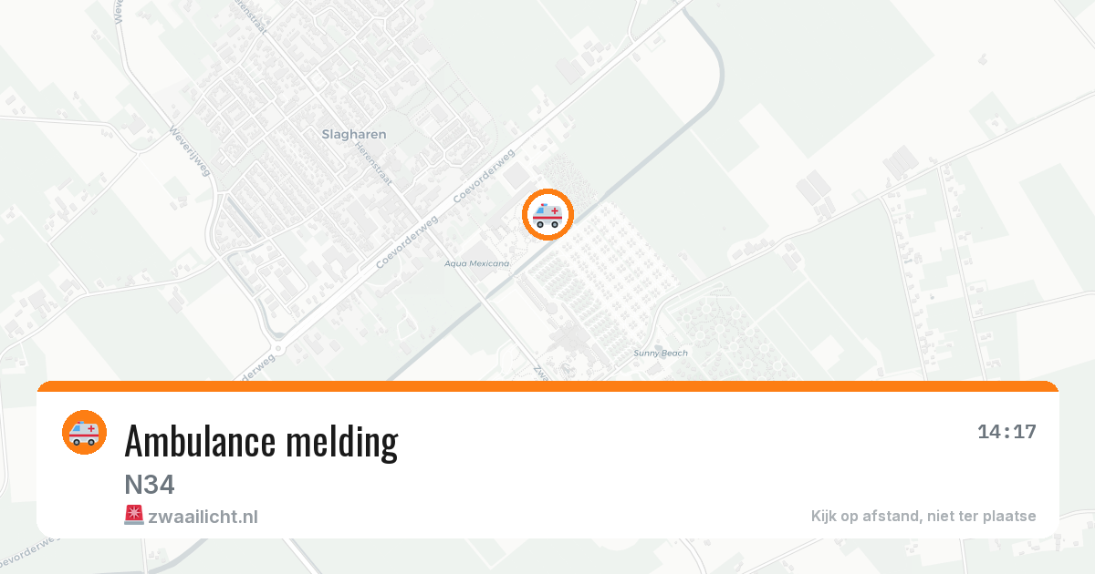 Ambulance melding — 7 mei 2026