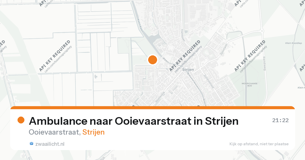 Ambulance naar Ooievaarstraat in Strijen — 31 jan 2026