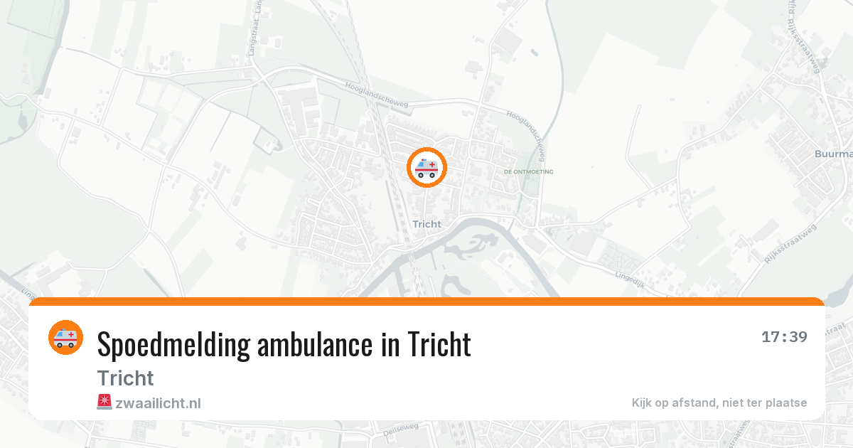 Spoedmelding ambulance in Tricht — 8 jun 2026