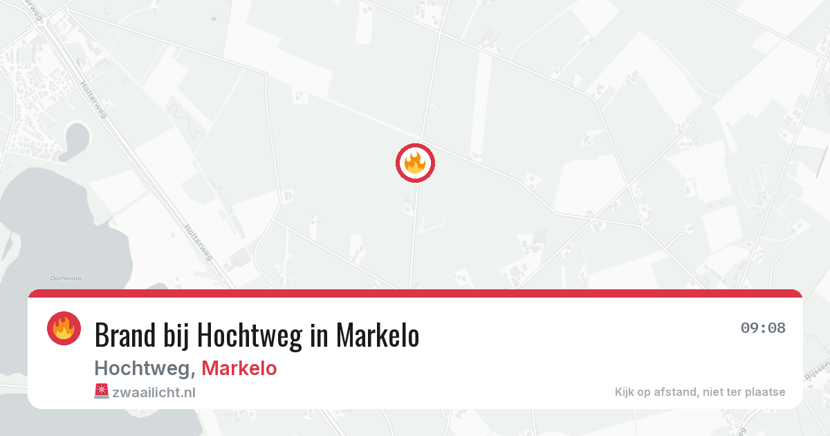 Brand bij Hochtweg in Markelo — 20 jun 2026