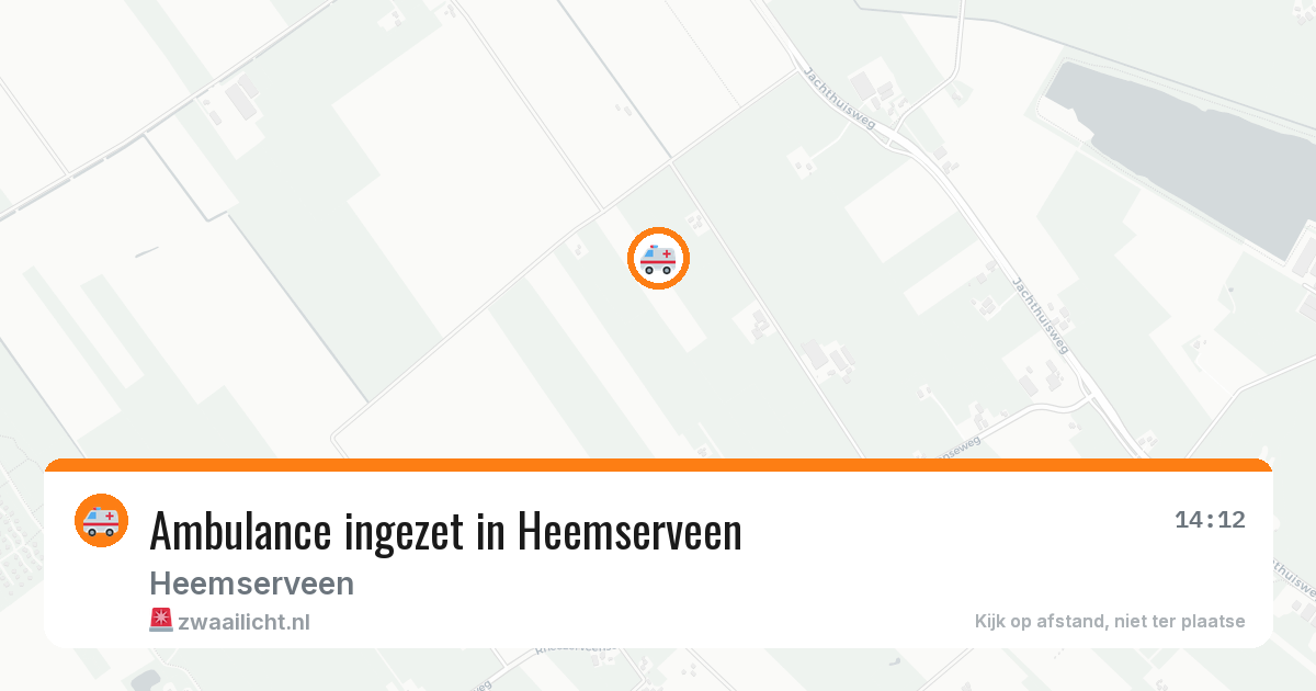 Ambulance ingezet in Heemserveen — 30 mei 2026