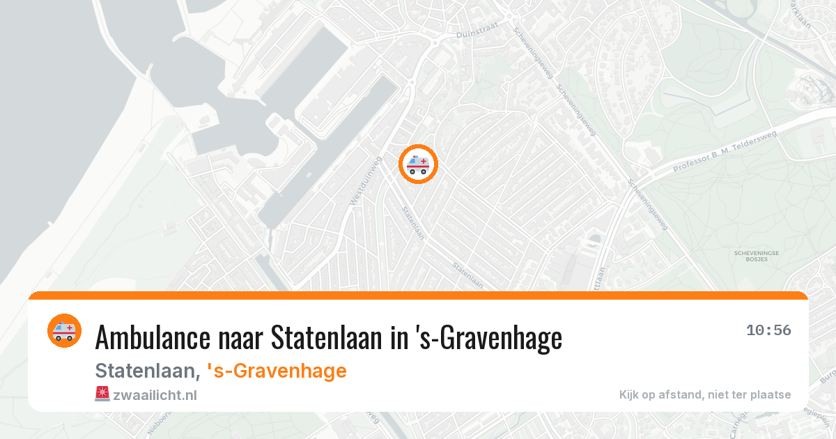 Ambulance naar Statenlaan in 's-Gravenhage — 23 mei 2026