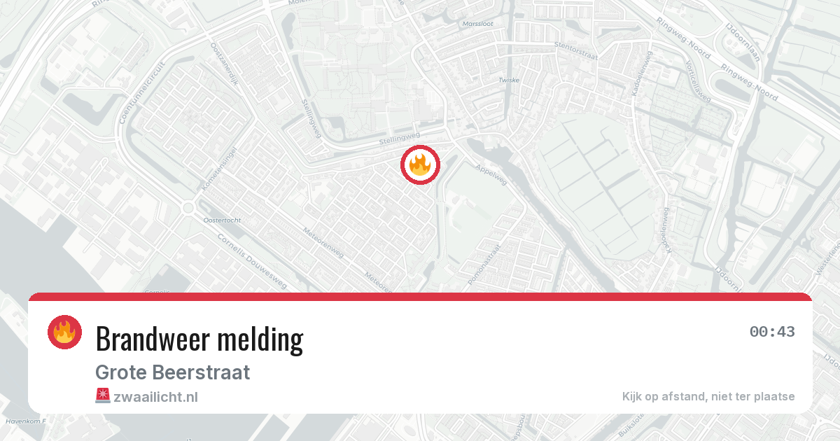Brandweer melding — 27 jun 2026