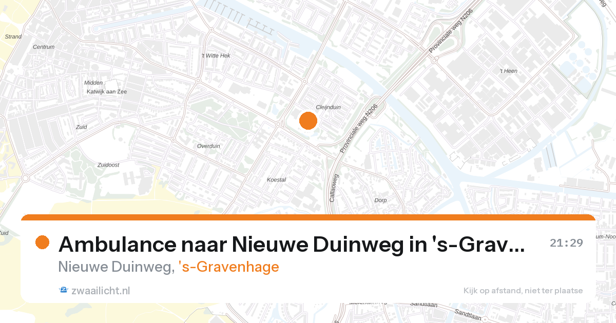 Ambulance naar Nieuwe Duinweg in 's-Gravenhage — 7 apr 2026