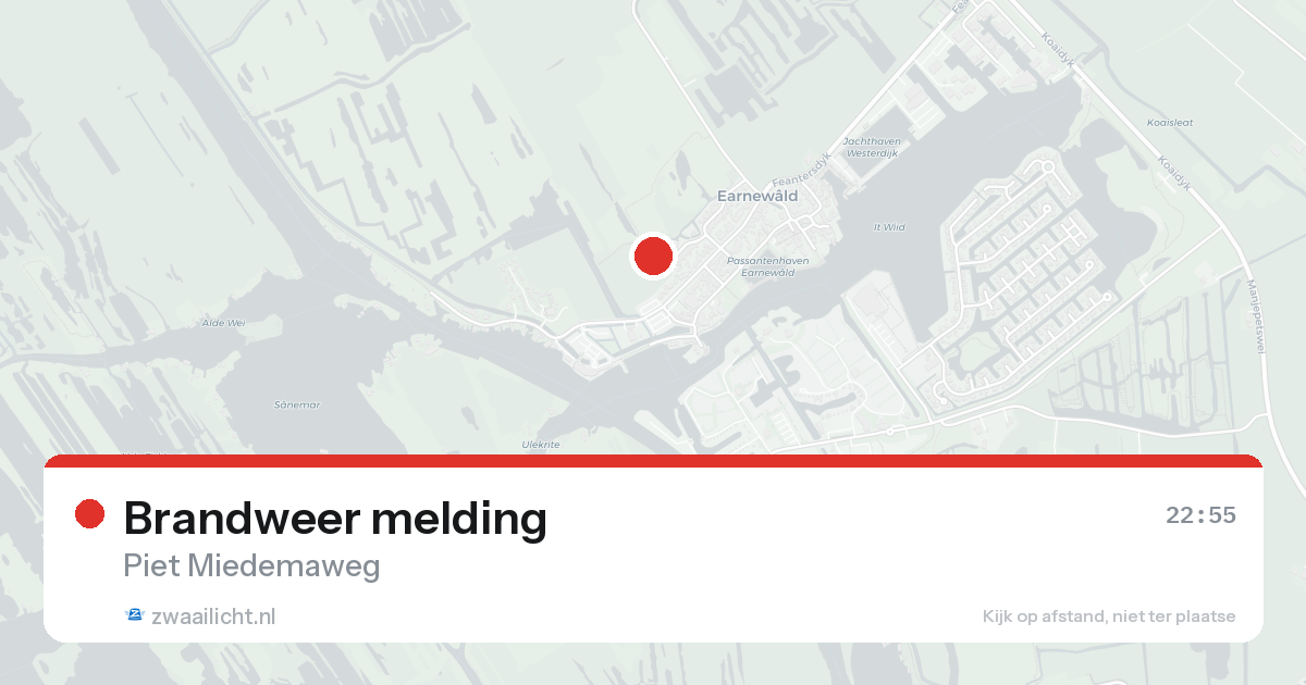 Brandweer melding — 7 feb 2026