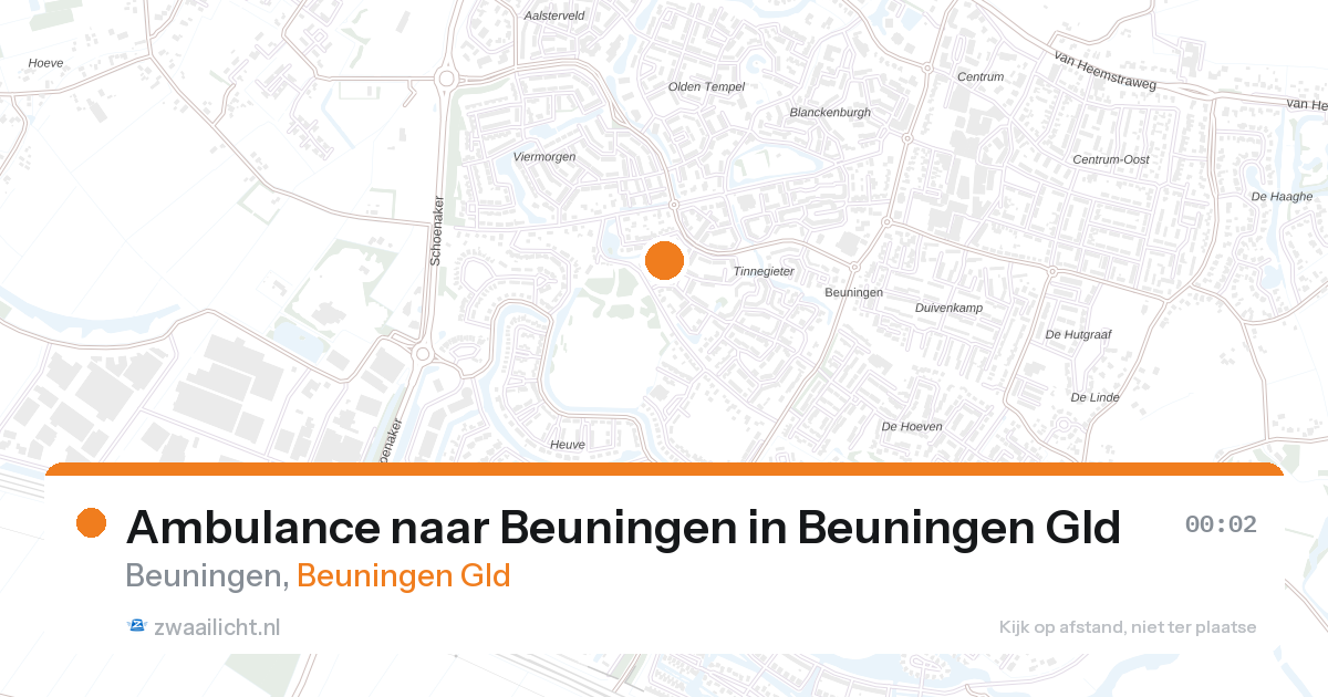 Ambulance naar Beuningen in Beuningen Gld — 31 jan 2026