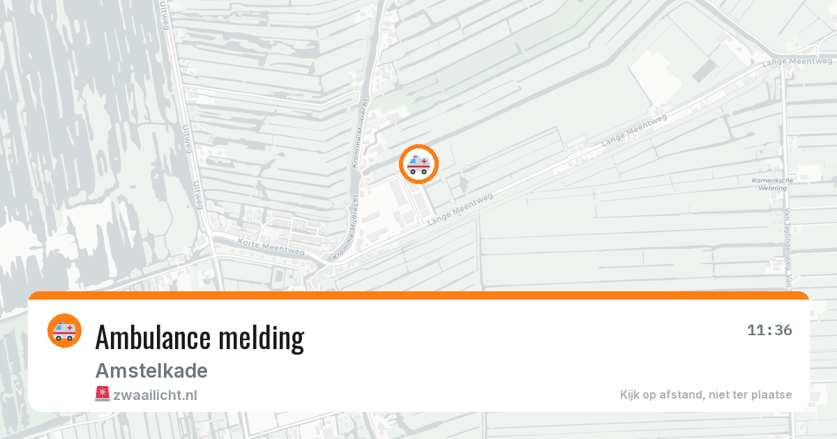 Ambulance melding — 8 apr 2026